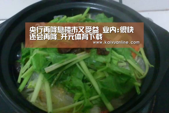 央行再降息楼市又受益 业内:很快还会再降_开元体育下载(图1) 开元体育直播